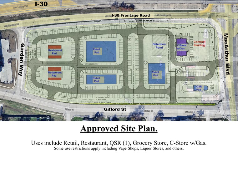 905 MacArthur, Grand Prairie, TX for sale - Site Plan - Image 1 of 8