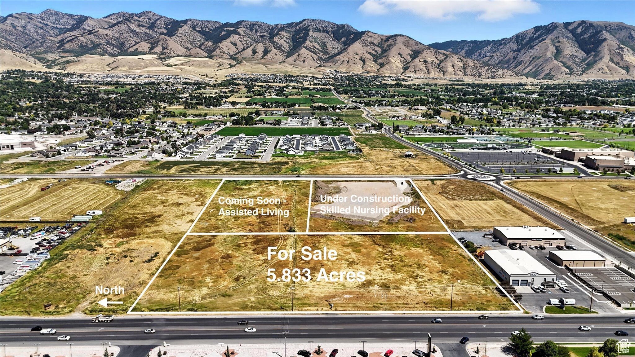 3200 N Highway 91, Hyde Park, UT for sale Aerial- Image 1 of 7