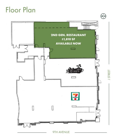 910 J St, San Diego, CA for lease Floor Plan- Image 1 of 1