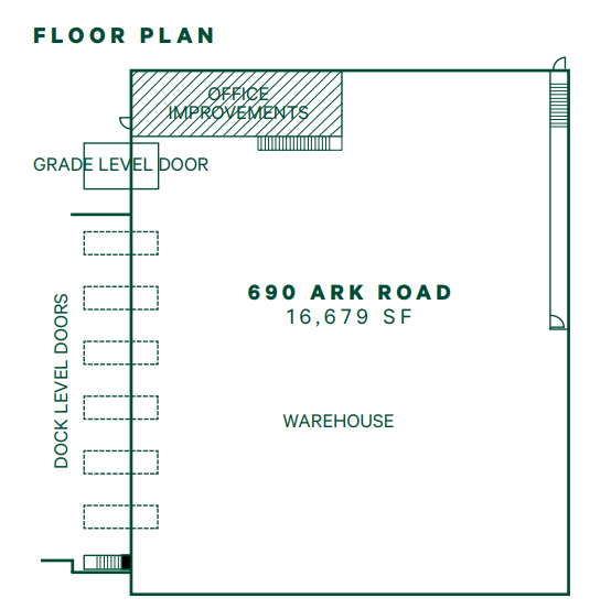 690 Ark Rd, Cowichan Valley, BC for lease Floor Plan- Image 1 of 1