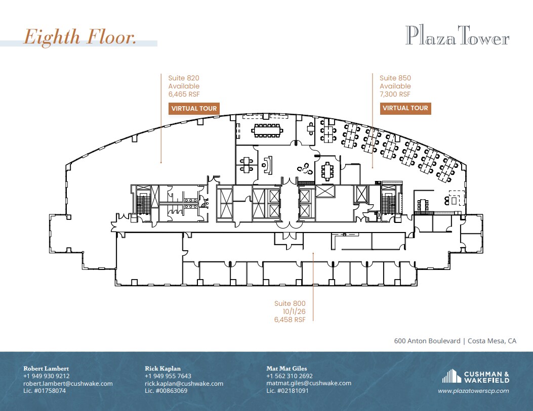 650 Town Center Dr, Costa Mesa, CA for lease Floor Plan- Image 1 of 1