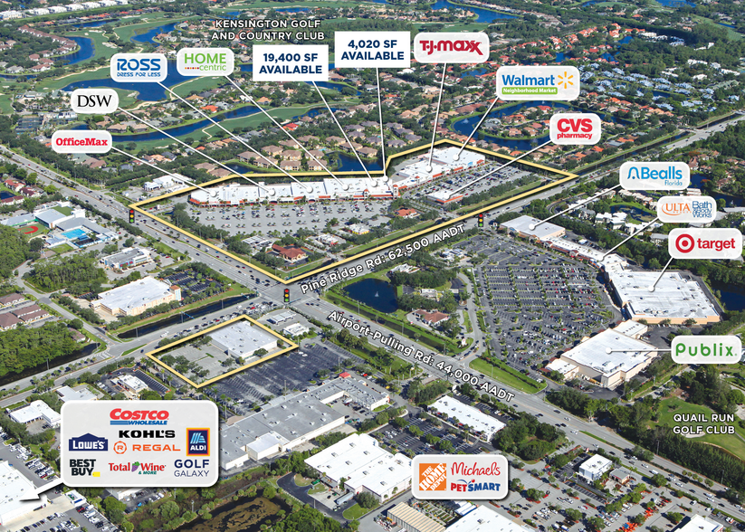 5010-5066 Airport Pulling Rd N, Naples, FL for lease - Aerial - Image 2 of 4