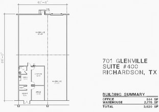 715 N Glenville Dr, Richardson, TX for lease Floor Plan- Image 1 of 2