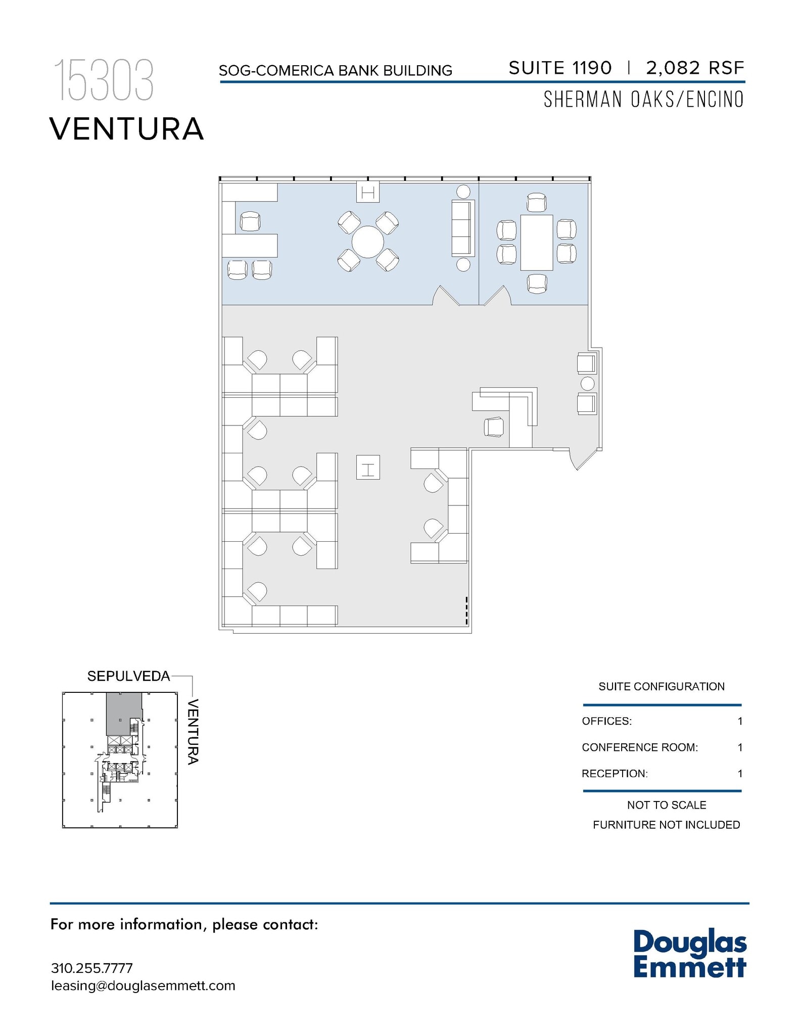 15301 Ventura Blvd, Sherman Oaks, CA for lease Floor Plan- Image 1 of 1
