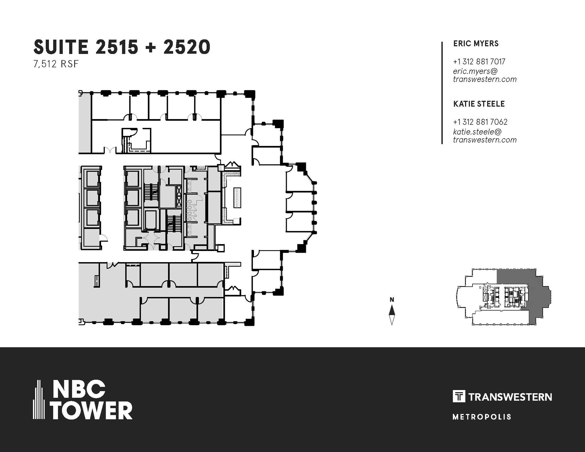 455 N Cityfront Plaza Dr, Chicago, IL for lease Floor Plan- Image 1 of 3