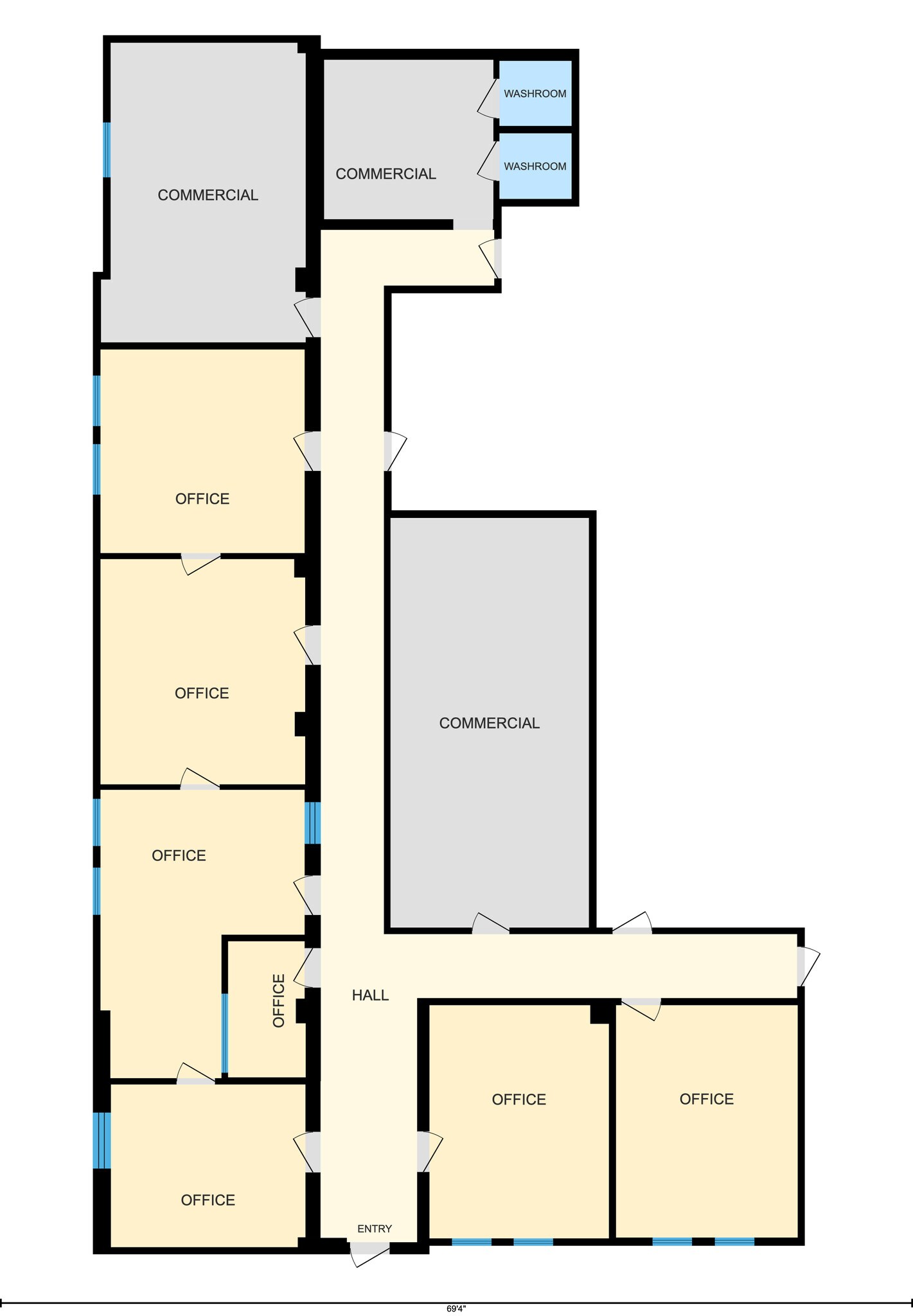 221 E Van Buren Ave, Harlingen, TX for lease Floor Plan- Image 1 of 1