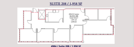 4984 El Camino Real, Los Altos, CA for lease Floor Plan- Image 1 of 1