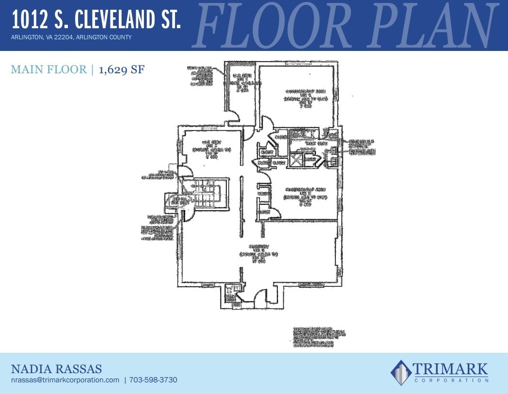 1012 S Cleveland St, Arlington, VA for lease Floor Plan- Image 1 of 1