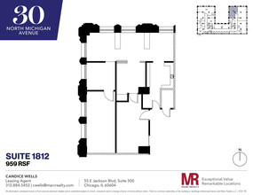 30 N Michigan Ave, Chicago, IL for lease Floor Plan- Image 1 of 8