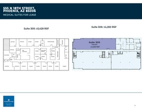 555 N 18th St, Phoenix, AZ for lease Floor Plan- Image 1 of 1