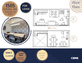 1505 N Central Ave, Phoenix, AZ for lease Floor Plan- Image 1 of 1