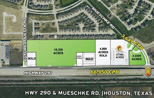 Hwy 290 & Mueschke Rd, Cypress, TX for sale - Primary Photo - Image 1 of 1