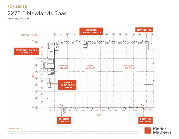 2275 E Newlands Dr, Fernley, NV for lease - Floor Plan - Image 2 of 10