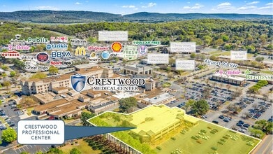 250 Chateau Dr, Huntsville, AL - AERIAL  map view - Image1