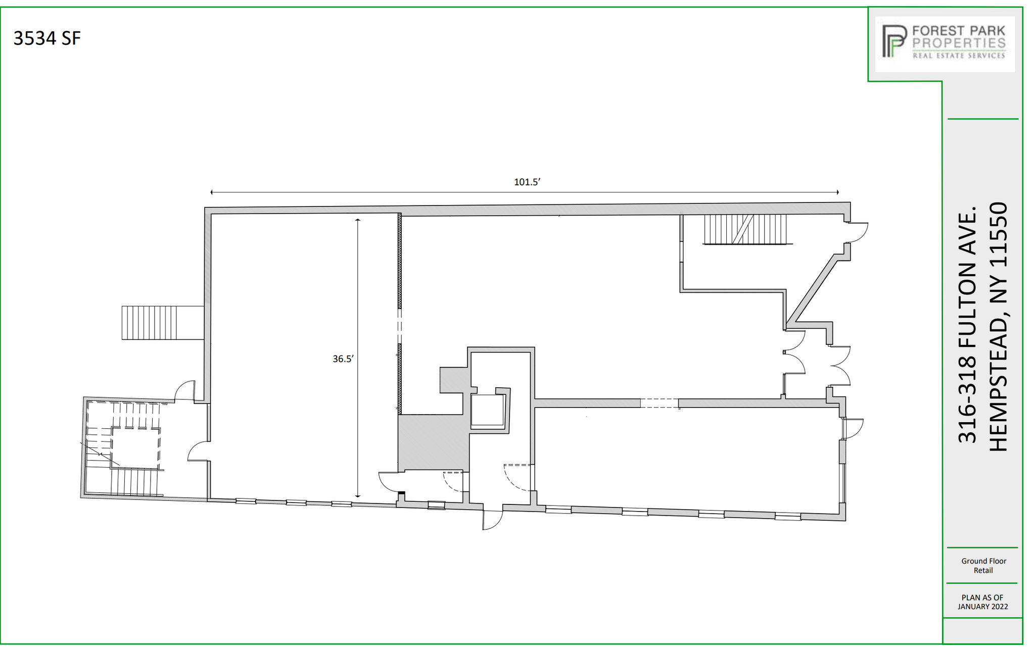 316-318 Fulton Ave, Hempstead, NY for lease Floor Plan- Image 1 of 1