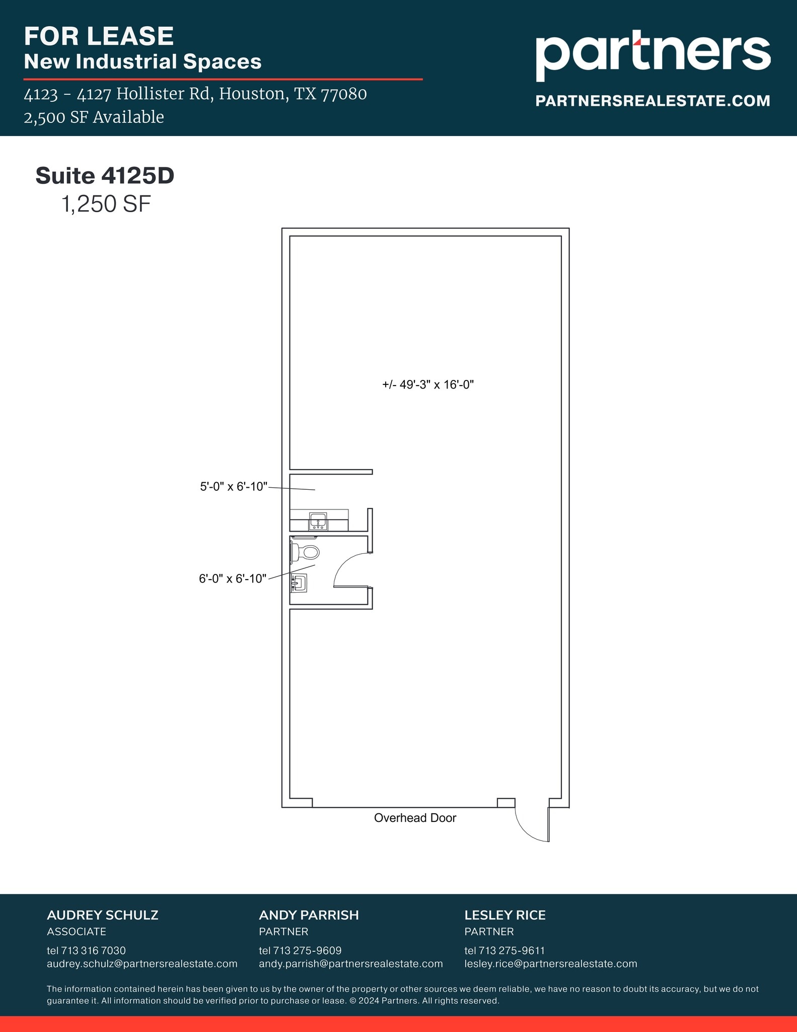 4125 Hollister Rd, Houston, TX for lease Site Plan- Image 1 of 1