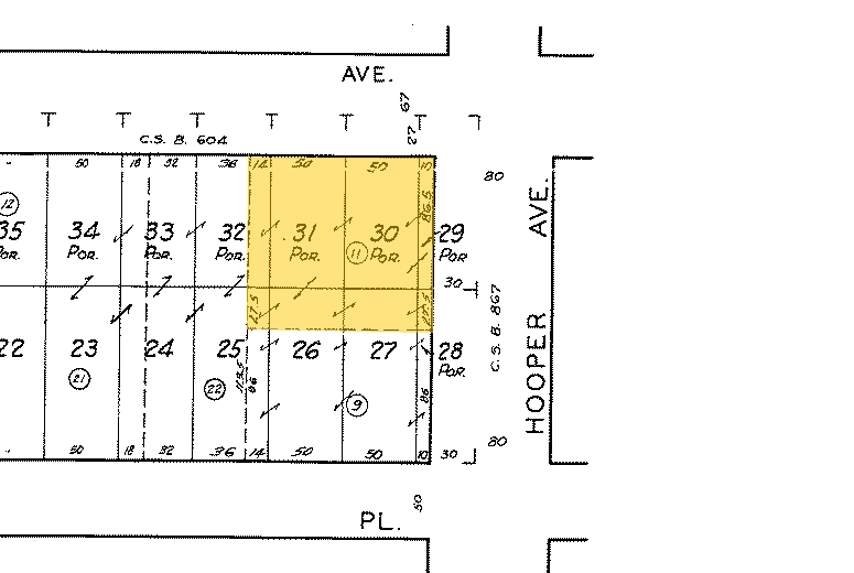 1249 58th Pl, Los Angeles, CA for lease - Plat Map - Image 3 of 22