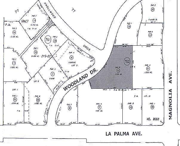 2660 W Woodland Dr, Anaheim, CA for lease - Plat Map - Image 2 of 5