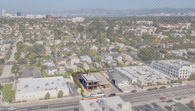 937 Crenshaw Blvd, Los Angeles, CA - aerial  map view