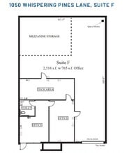 1050 Whispering Pines Ln, Grass Valley, CA for lease Floor Plan- Image 1 of 1