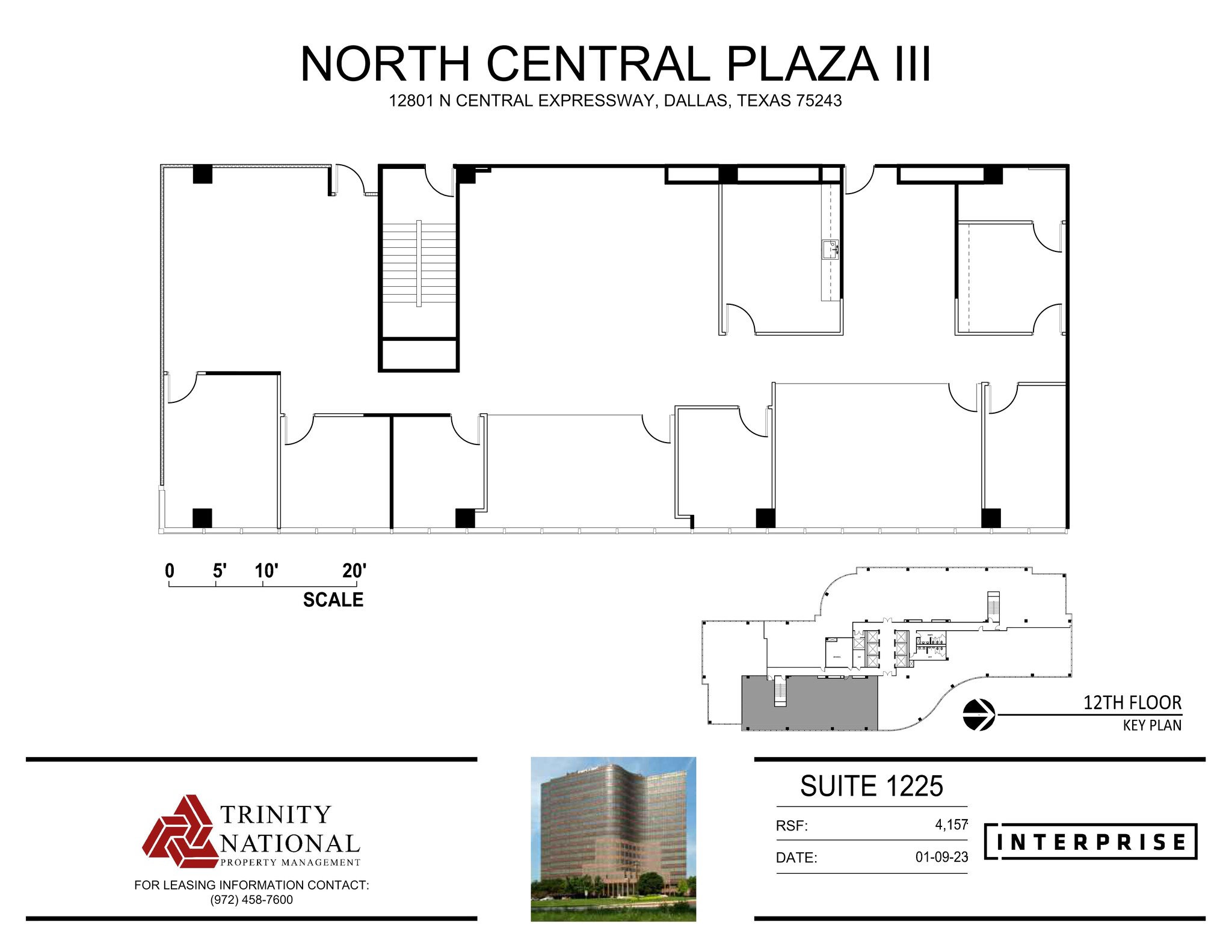 12801 N Central Expy, Dallas, TX for lease Site Plan- Image 1 of 1