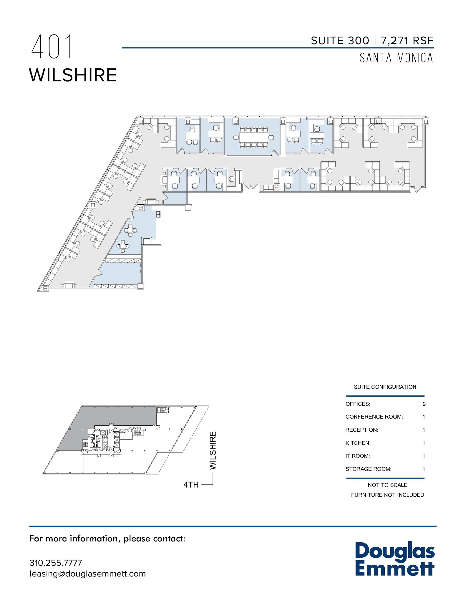 401 Wilshire Blvd, Santa Monica, CA for lease Floor Plan- Image 1 of 1