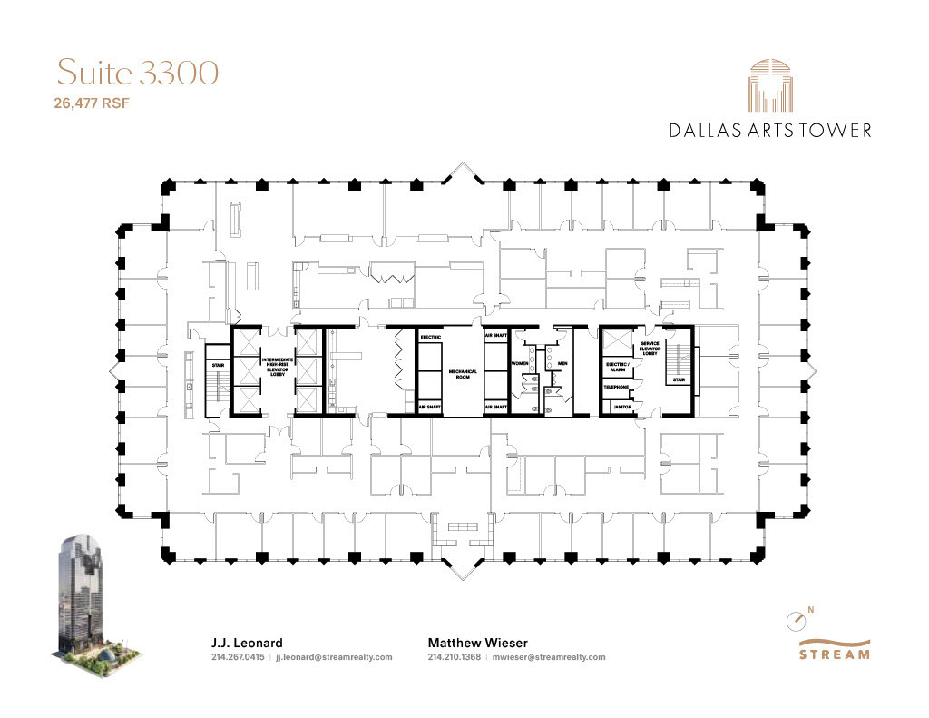 2200 Ross Ave, Dallas, TX for lease Floor Plan- Image 1 of 1