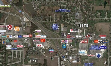 2015 W Foxwood Dr, Raymore, MO - AERIAL map view