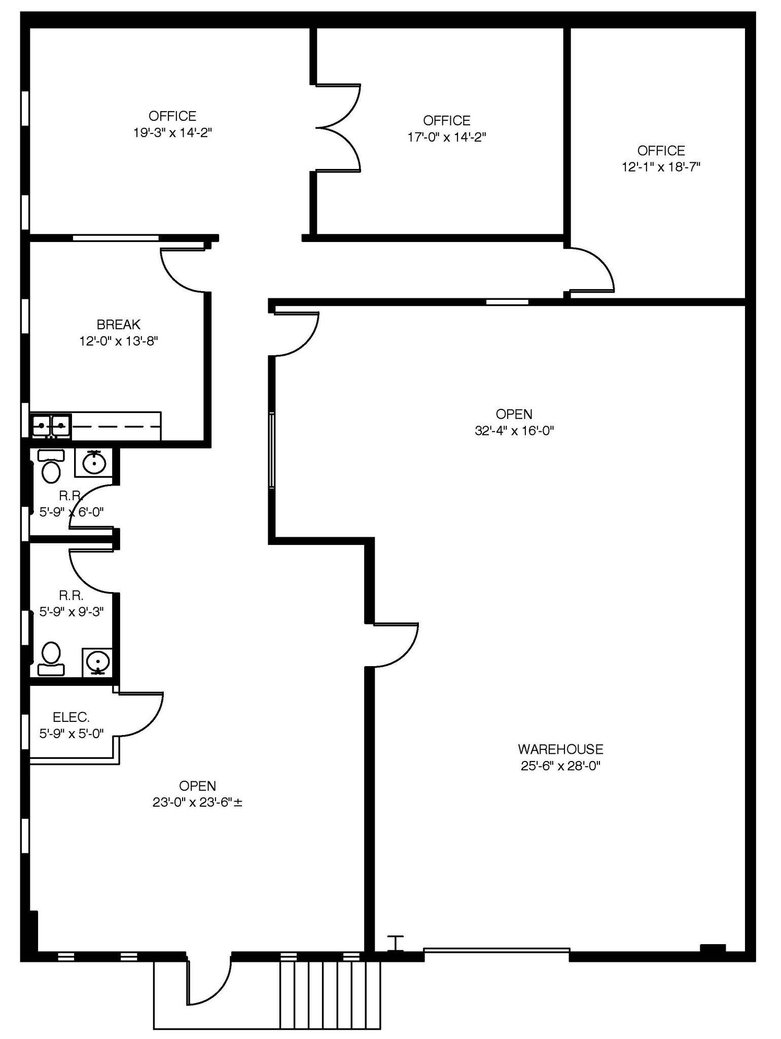 4741-4743 Iberia Ave, Dallas, TX for lease Floor Plan- Image 1 of 1