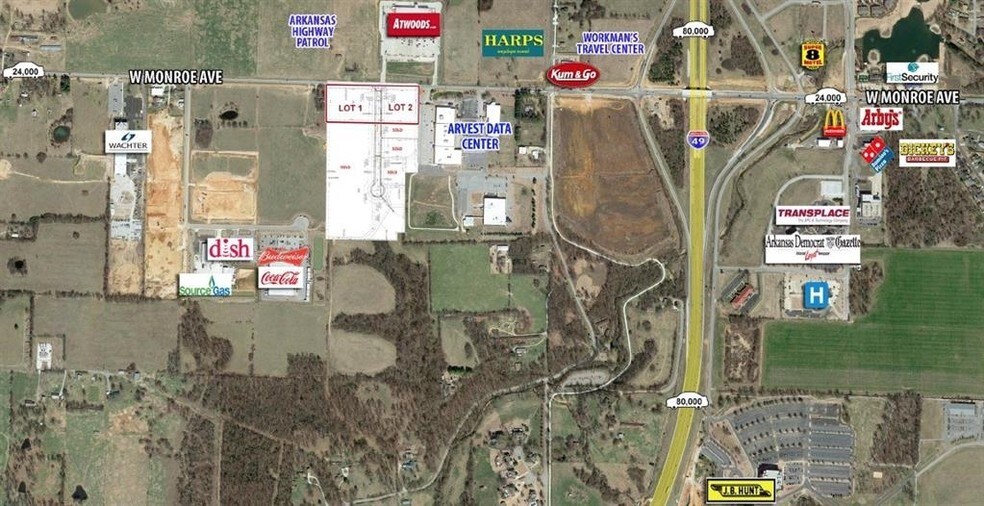 W Monroe Ave, Lowell, AR for sale - Building Photo - Image 1 of 1