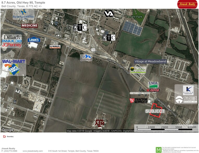 3405 Little River Rd, Temple, TX for sale - Aerial - Image 1 of 1