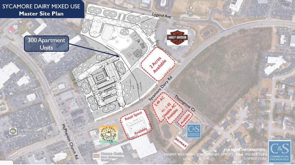 Sycamore Dairy Rd, Fayetteville, NC for sale - Site Plan - Image 1 of 4