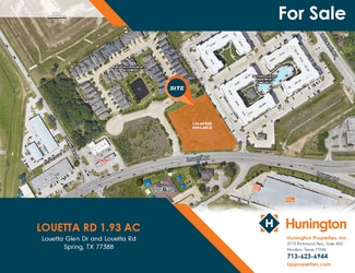 More details for Louetta Glen and Louetta Rd, Spring, TX - Land for Sale