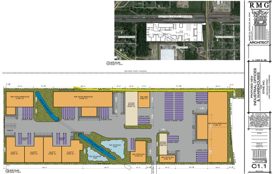 208 Malcolm St, Lake Charles, LA for lease - Site Plan - Image 2 of 2