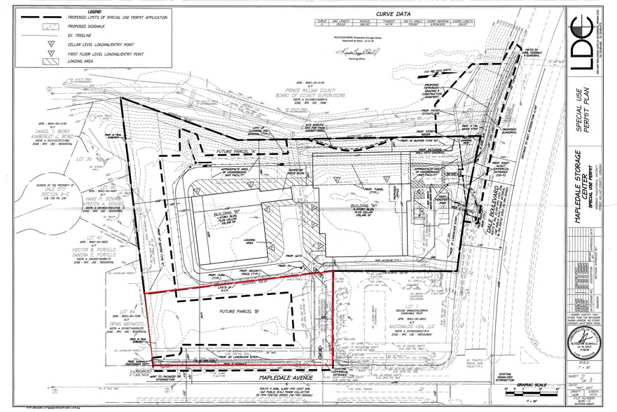 13698 Mapledale Ave, Woodbridge, VA for lease - Site Plan - Image 2 of 3