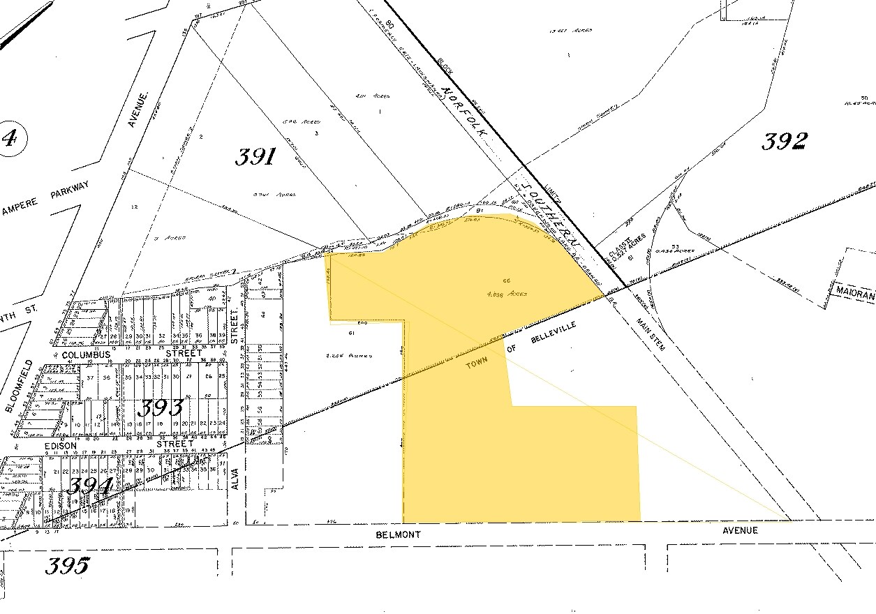 115 Belmont Ave, Belleville, NJ for sale Plat Map- Image 1 of 1