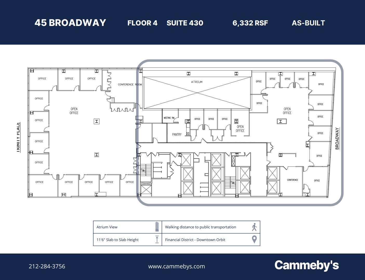 45 Broadway, New York, NY for lease Floor Plan- Image 1 of 1