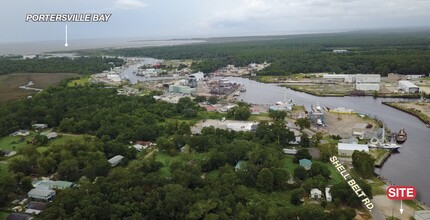 8840 Shell Belt Rd, Bayou La Batre, AL - aerial  map view