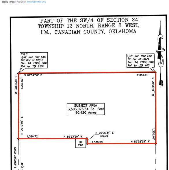 Airport Road, El Reno, OK for sale - Building Photo - Image 1 of 1