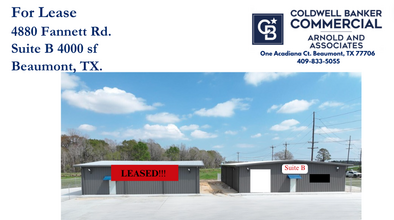 4880 Fannett Rd, Beaumont, TX for lease Building Photo- Image 2 of 10