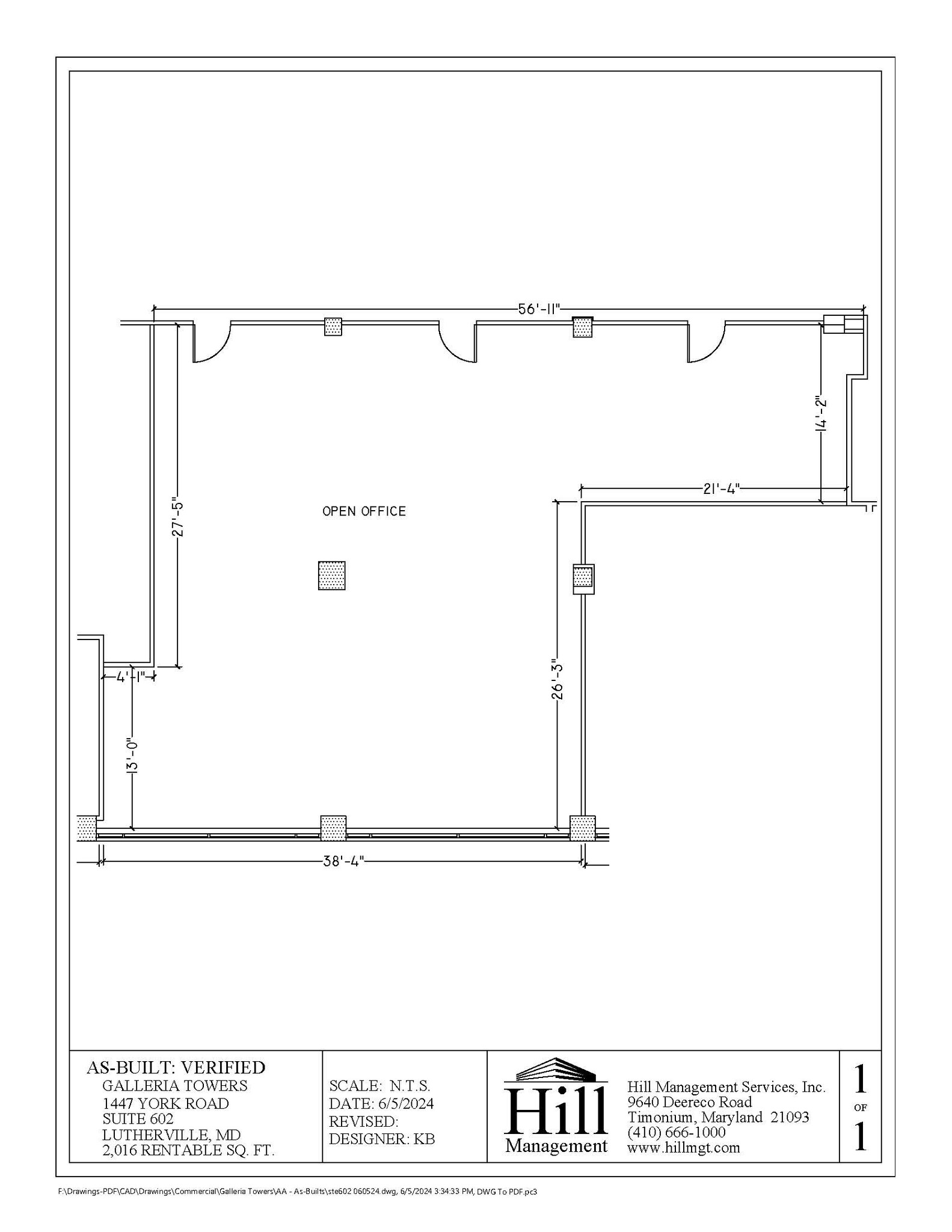 1447 York Rd, Lutherville, MD for lease Floor Plan- Image 1 of 1