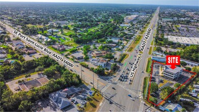 10570 S US Highway 1, Port Saint Lucie, FL - aerial  map view