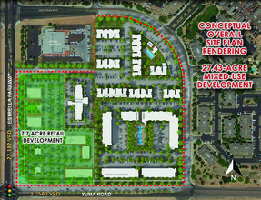 Estrella Pky, Goodyear, AZ - aerial  map view