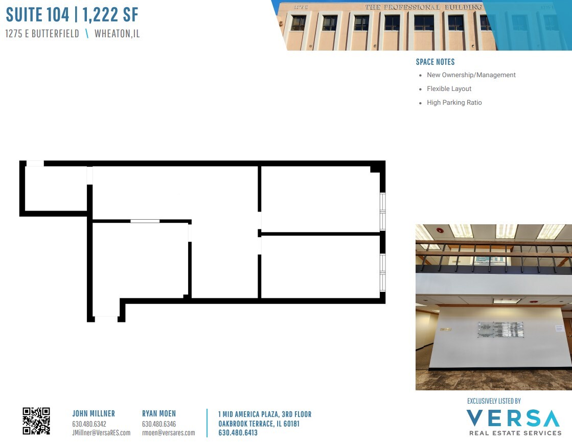 1275 E Butterfield Rd, Wheaton, IL for lease Floor Plan- Image 1 of 1