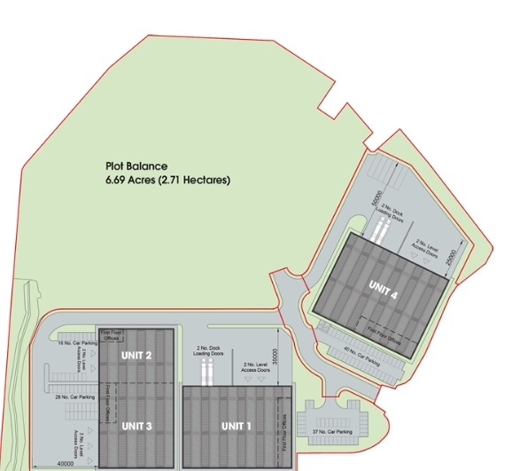 Gloucester Rd, Haresfield for lease - Site Plan - Image 2 of 2