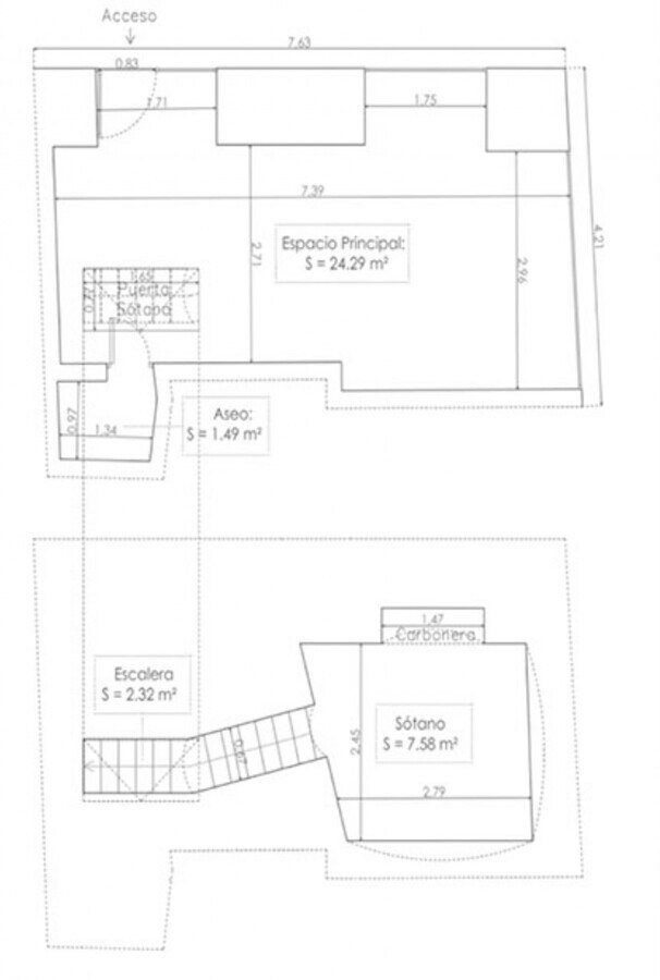 Madrid, MAD 28012 - Unit Puerta 02 - - Floor Plan - Image 1 of 2