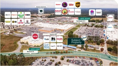 687 Brannen, Statesboro, GA - AERIAL map view - Image1