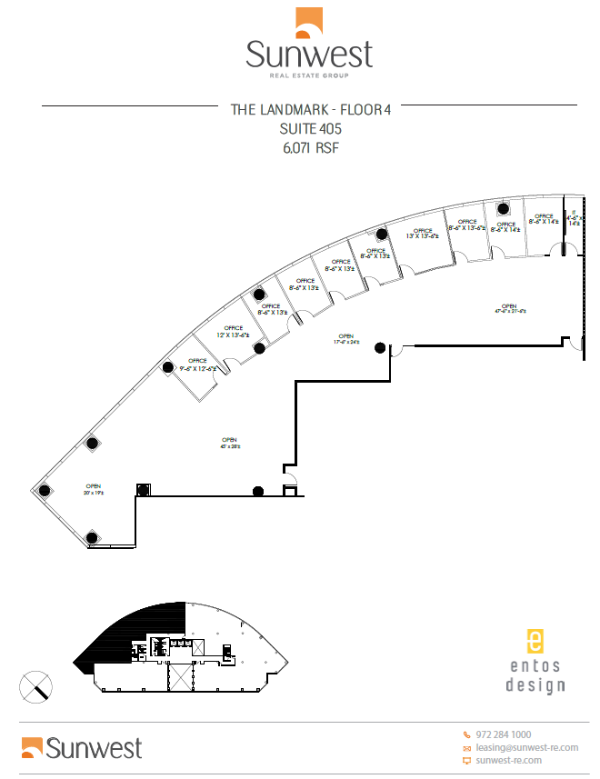 14800 Landmark Blvd, Dallas, TX for lease Floor Plan- Image 1 of 3