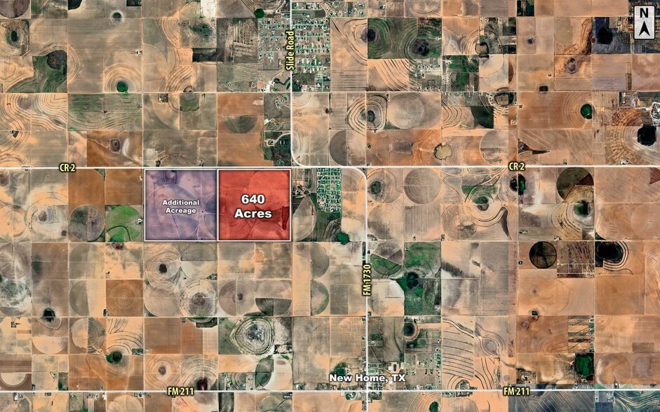 SWC S Slide & County Road 2 rd, Tahoka, TX for sale - Aerial - Image 3 of 3