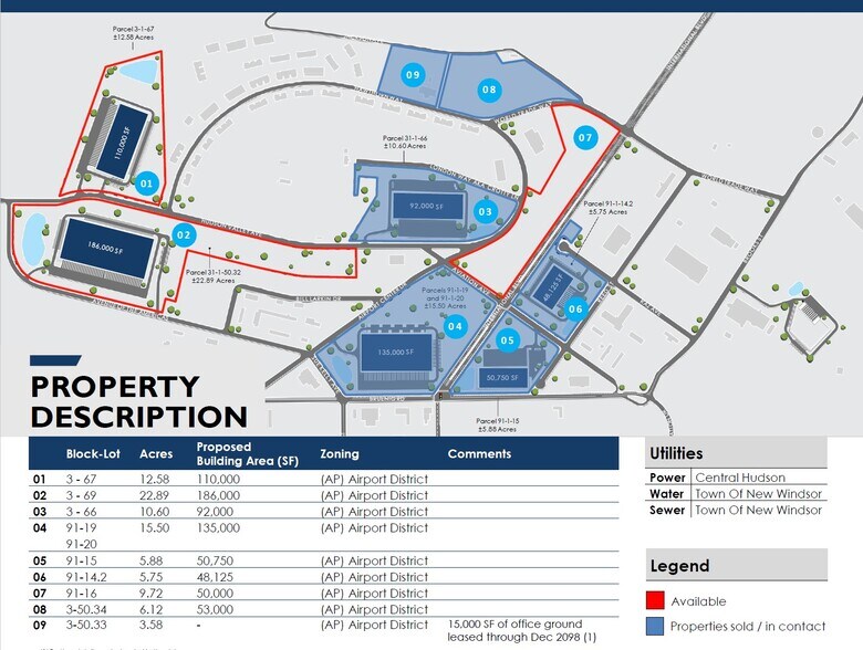 Portfolio of Buildable Lots-New Windsor portfolio of 9 properties for sale on LoopNet.com - Site Plan - Image 1 of 1